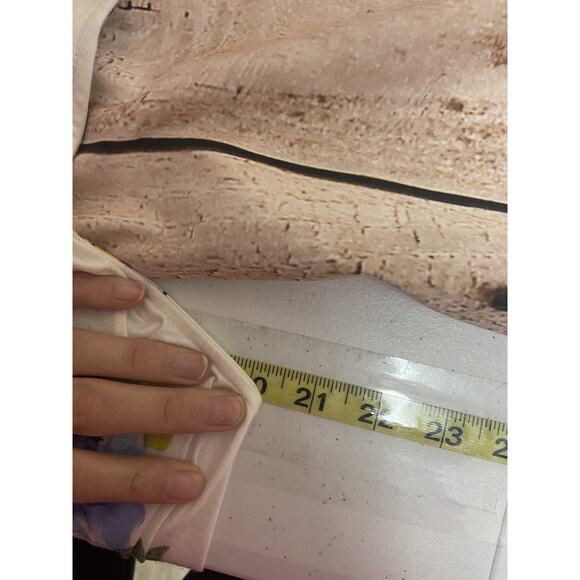 Pleione Womens Tank Top Size Medium Sleeveless Blue Floral New NWT Shirt Casual - Picture 4 of 10